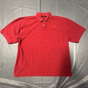 Vintage Rocawear Shirt Mens 3XL Embroidered Logo Red Polo Streetwear Hip Hop Y2K